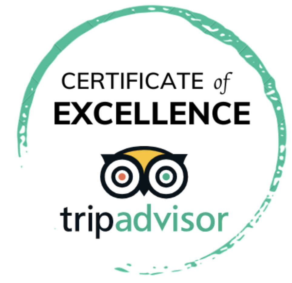 TripAdvisor Certificate of Excellence badge